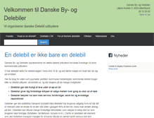 Tablet Screenshot of danskedelebiler.dk